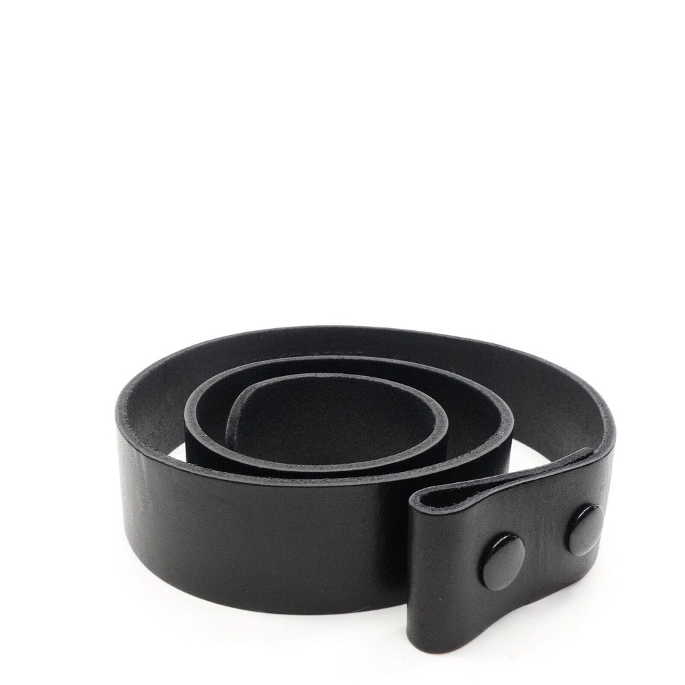 King Baby Studio Black Leather Belt Replacement No Buckle Size 32